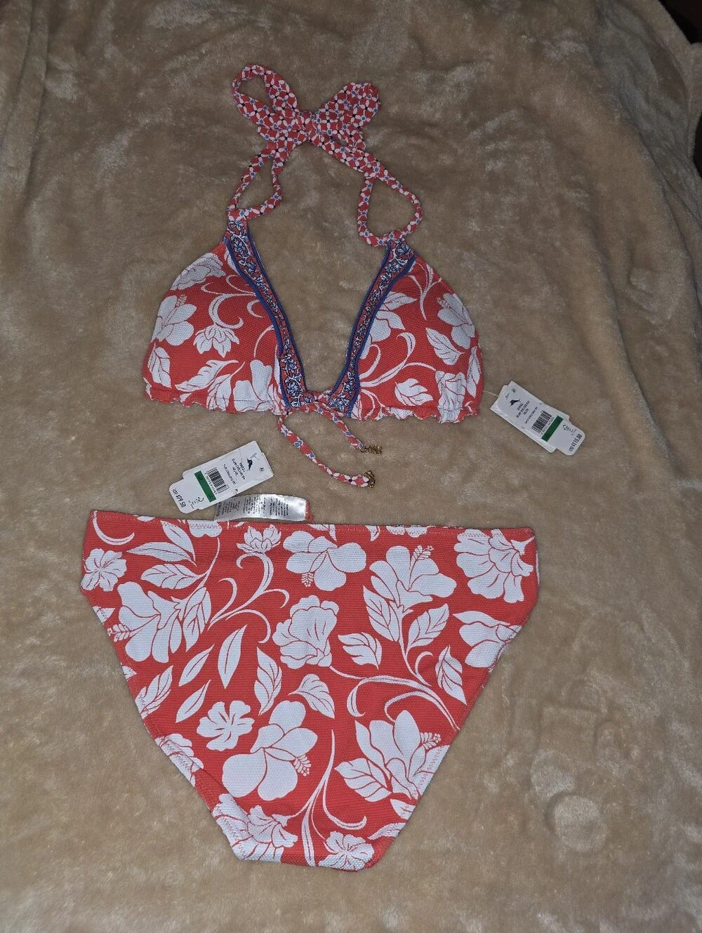 Tommy Bahama Island Cays Fiori Rev Halter & Hipster Bikini Set